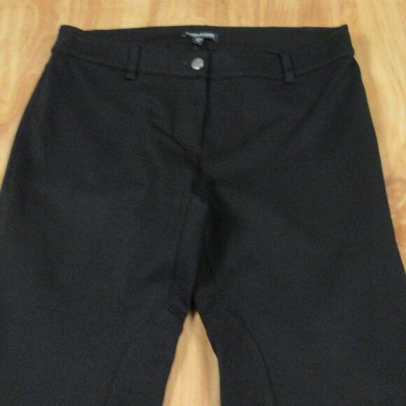 EILEEN FISHER Slim Ankle Zip Riding Pants Sz XS Black Equestrian Ponte Trousers - Picture 6 of 16